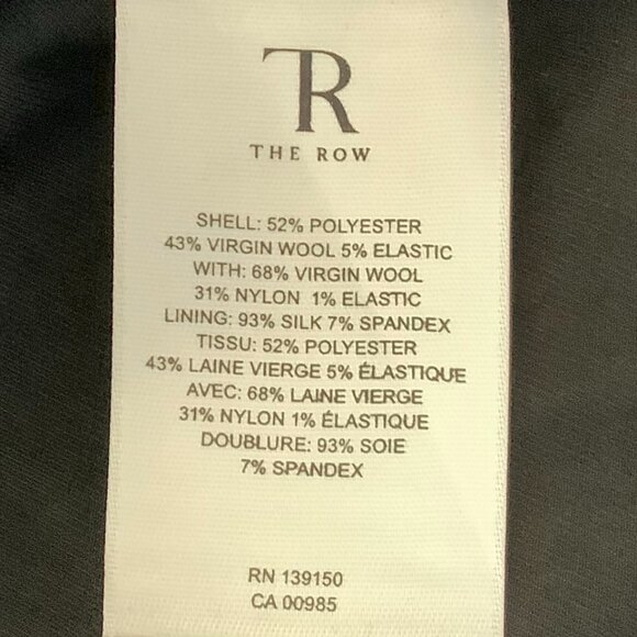 NWOT The Row women's blazer 8 black wool blend single button jacket - Picture 9 of 10